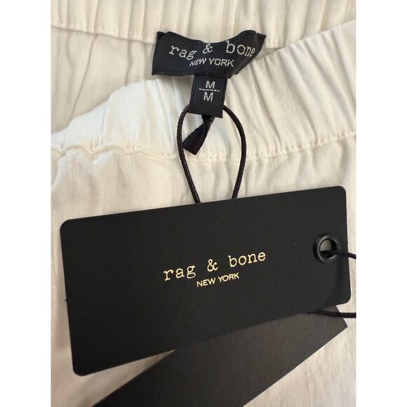 Rag & Bone Shorts Women Sz M Maye Linen Summer Casual Lightweight Pockets - Picture 4 of 8